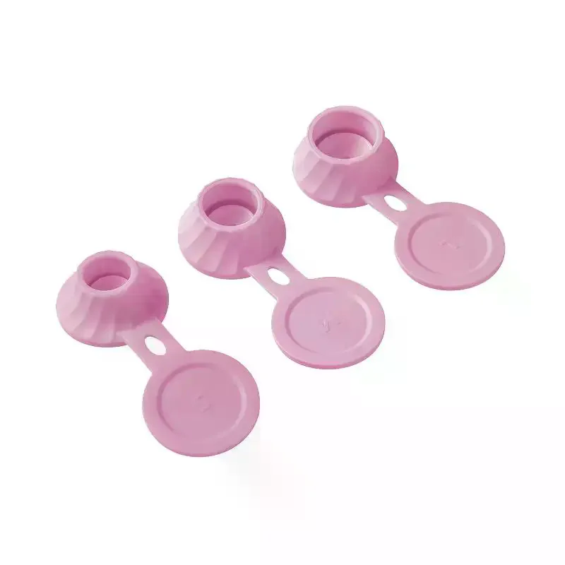 Leakproof Bottle Cap 3pcs Inverted Bathroom Shower Gel Shampoo Leakproof Kitchen Spice Bottle Plastic Cup Lid
