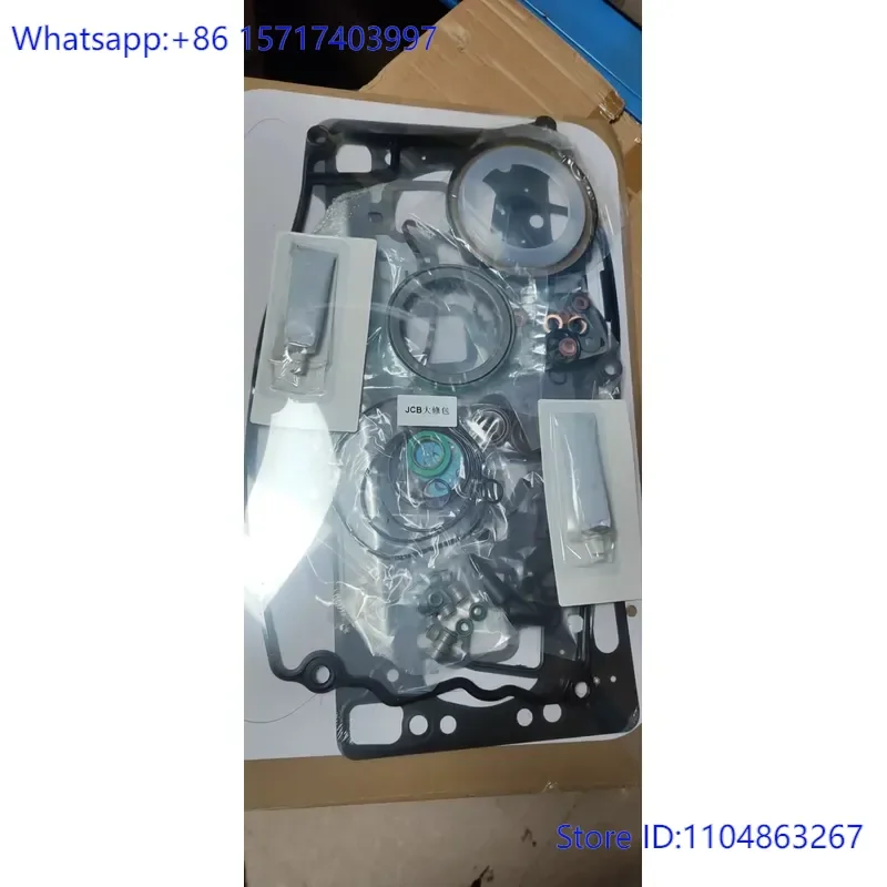 JCB448 engine four matching curved bearing shell connecting rod bearing overhaul package excavator parts piston