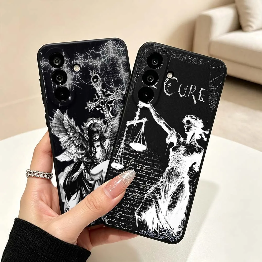 Dark Aestethic Gothic Cover For Samsung Galaxy A73 A71 A56 A55 A54 A53 A52 A50 A40 A37 A36 A35 A32 A31 Phone Case