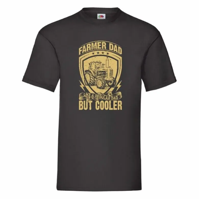 Farming Dad Like A Regular Dad But Cooler  Fathers Day  Tees Y2K tops Unisex Summer Short Sleeve