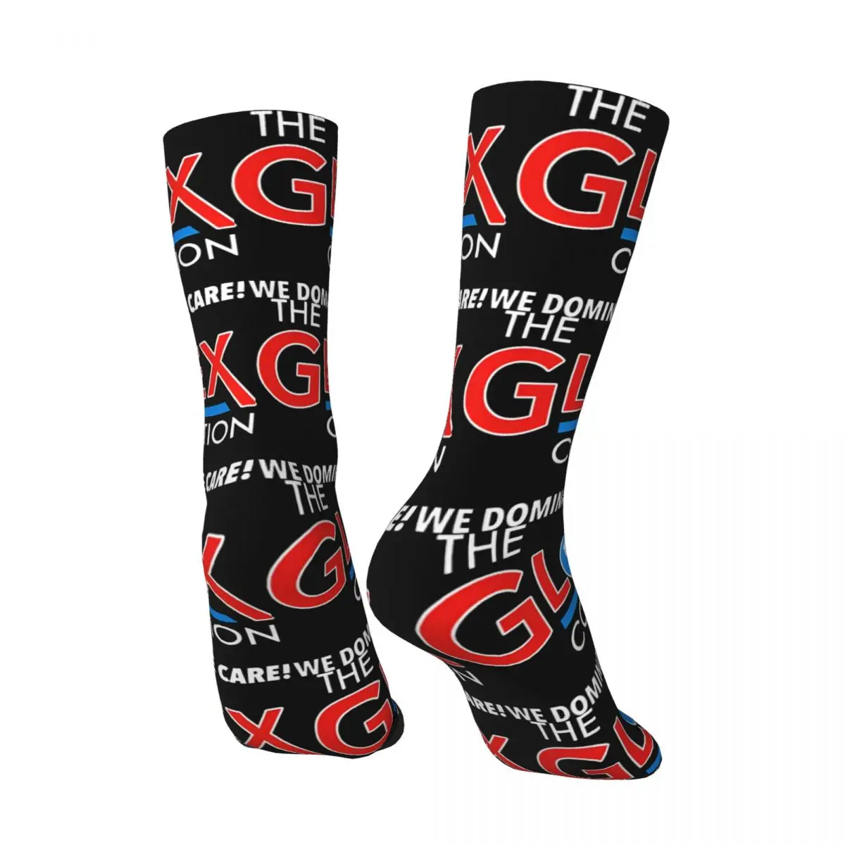 Retro Marvelous Men's compression Socks Unisex Globex Street Style Pattern Printed Novelty Crew Sock