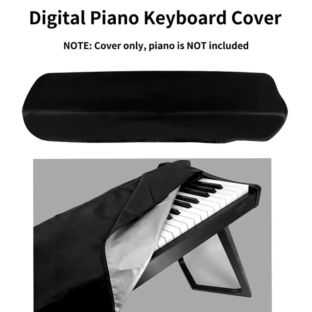 1Pcs 61/88 Keys Keyboard Dust Cover Waterproof Canvas Piano Cover Dustproof Foldable Piano Keyboard Cover