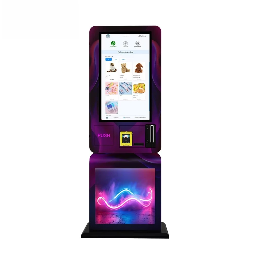 Wholesale self-service vending machines compatible with credit card coin payment for use in shopping centers