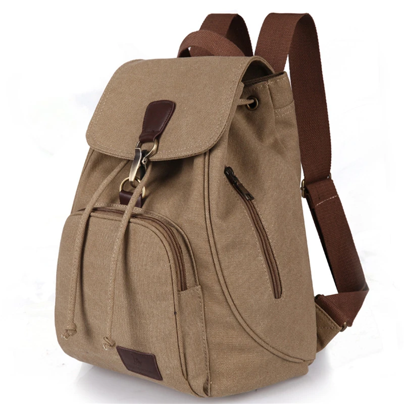 

New Women Backpack Canvas Laptop Travel Backpacks Computer Bags 2023 High School Student College Bag Outdoor Shoulder Bag