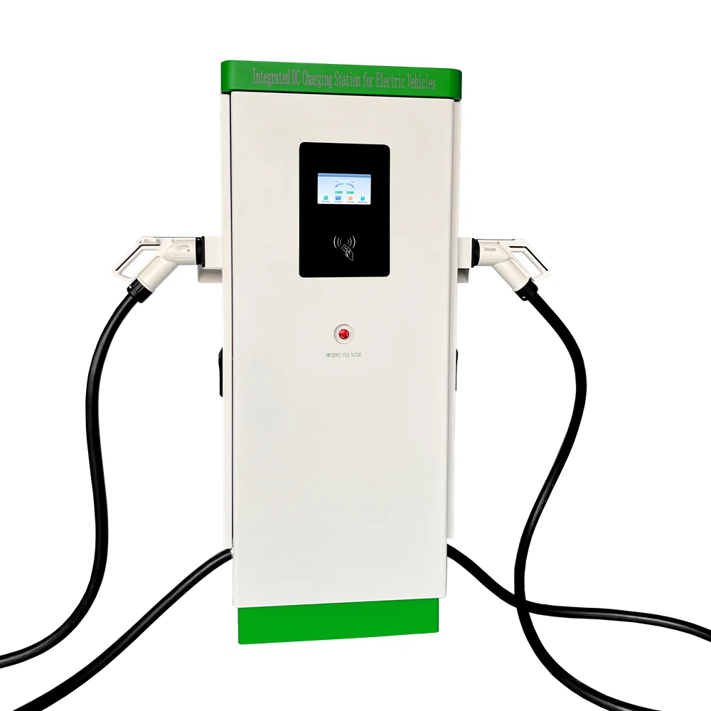 Tary 80kw CCS2 Ev Charging Pile Electric New Energy Dc Car Vehicle Charging Pile Double  Floor Mounted Dc Ev Charger CCS
