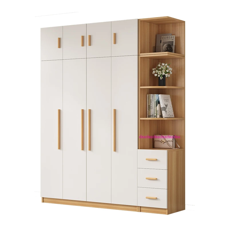 

Wardrobe modern simple household bedroom small flat door storage locker rental room simple clothes cabinet