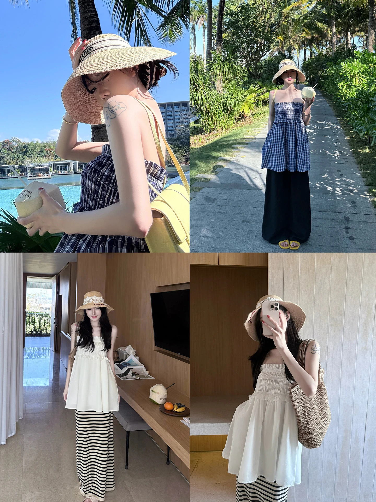 

Летнее женское платье Laareetoo 2026 в клетку с запахом, приталенное, из 100% хлопка, белое, элегантное, для офиса, стандартной длины