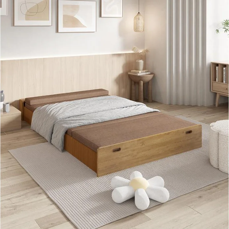 Folding bed single multi-functional organ office lunch home retractable portable double - Image 6