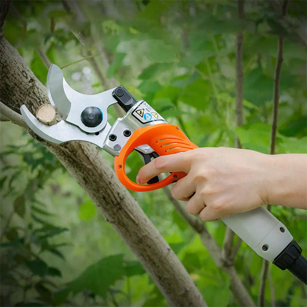 36V 450W 30-45mm Electric Pruning Shears Home Tree Pruning Tools Portable Branch Pruning Tool