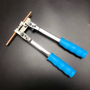 Locking ring crimping pliers, refrigerator cabinet refrigeration maintenance, welding-free tool, quick-closing composite ring