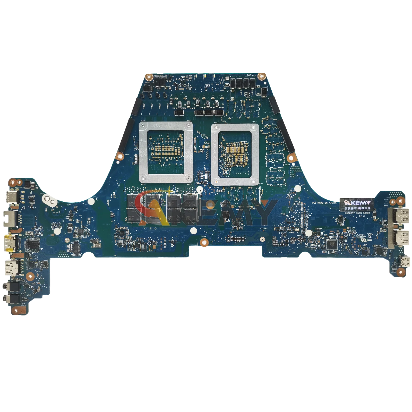 Placa base para ordenador portátil W500G5T para ASUS ProArt W500G5T W500G placa base para portátil con CPU I5 I7 I9 100% pruebas OK envío rápido stk