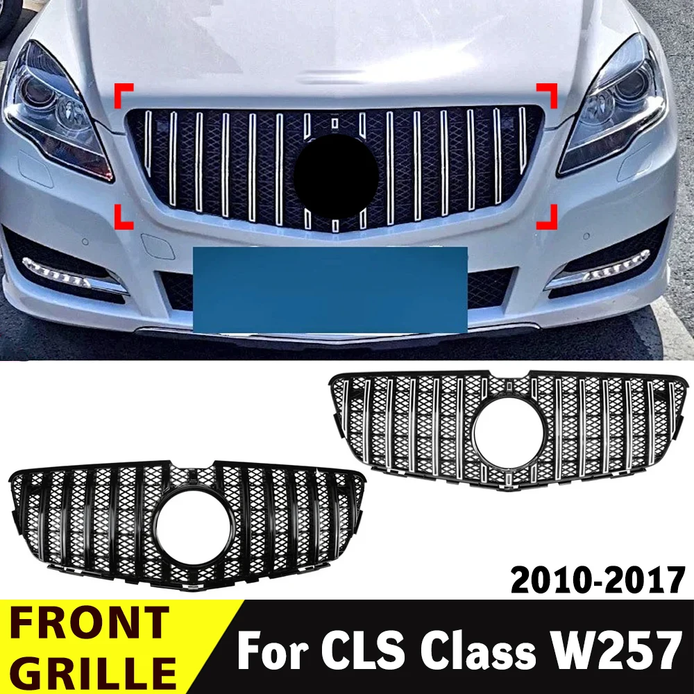 

Sport Style ABS Front Grille for Mercedes-Benz R-Class W251 R300 R320 R500 2010-2017 Easy Installation Auto Exterior Modificatio