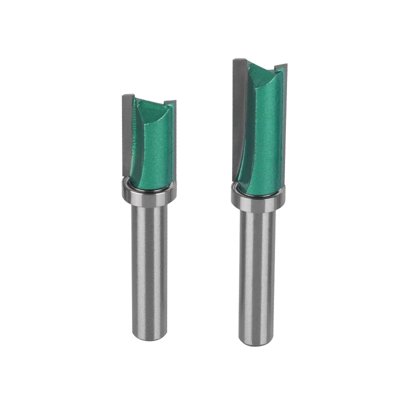 YUSUN 8MM Shank D12MM Pattern Bit Router Bit Woodworking Milling Cutter For Wood Bit Face Mill Carbide Cutter End Mill