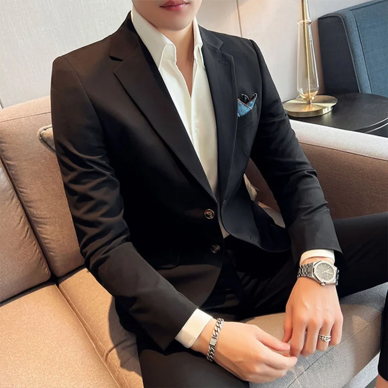 7207 Slim Fit Business-Freizeit anzug im britischen Stil