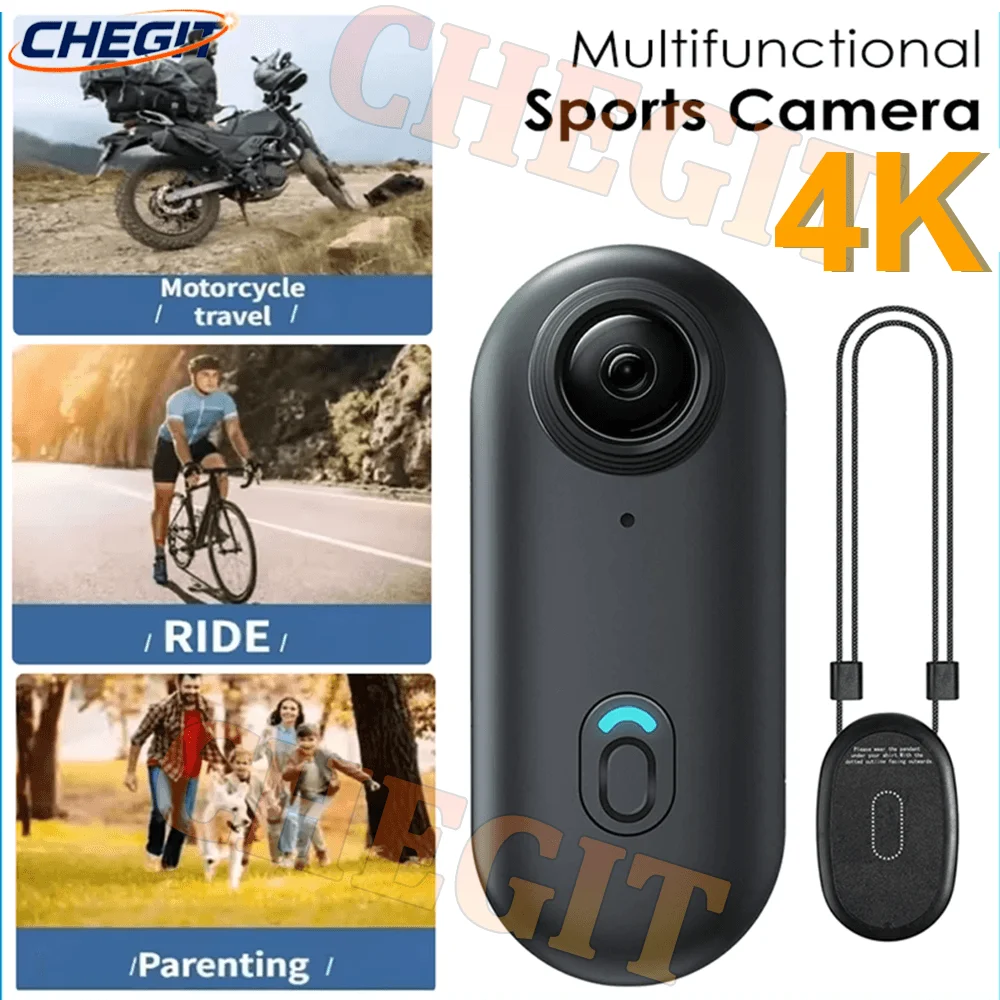 

Magnetic POV 4K HD Mini Action Cam Wireless WiFi Wearable Camera for YouTube Influencers Pocket Vlog RecorderTravel Bodycam