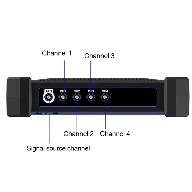 شاشة تعمل باللمس يده ملتقط الذبذبات الرقمي TO1112C /D TO1252C USB اللوحي 2 قنوات 110 ميجا هرتز راسم الذبذبات المتعدد مصدر الإشارة