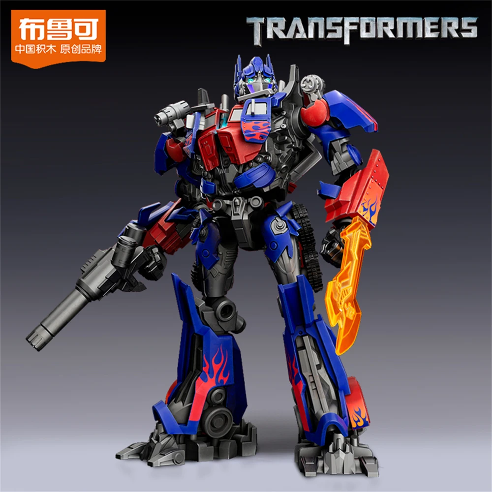 BLOKEES X Transformers Origins Film Ufficiale Optimus Prime Megatron Trasformazione Soundwave Action Figure Giocattolo Ornamenti Regalo