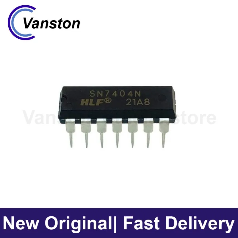 10pcs SN7404N Direct Plug DIP-14 7404 Logic IC Chip Gates and Inverter ICs Genuine