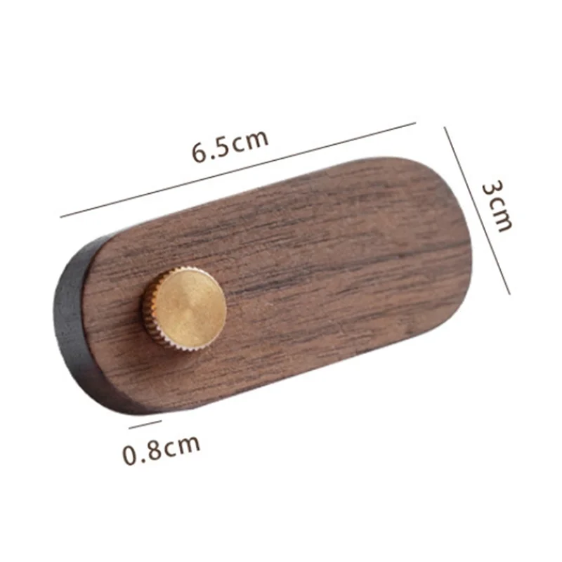 A19E-1PCS Solid Wood Small Price Display Card Cake Product Tag Simple Handwritten Label
