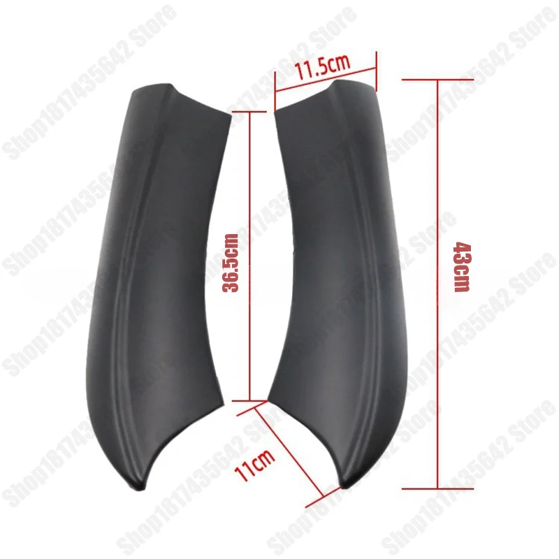 2PCS For Dodge Charger 2015-2022 2023 SRT RT SXT Rear Bumper Lip Wrap Angle Rear Corner Spats Side Splitters Aprons Winglets Bod