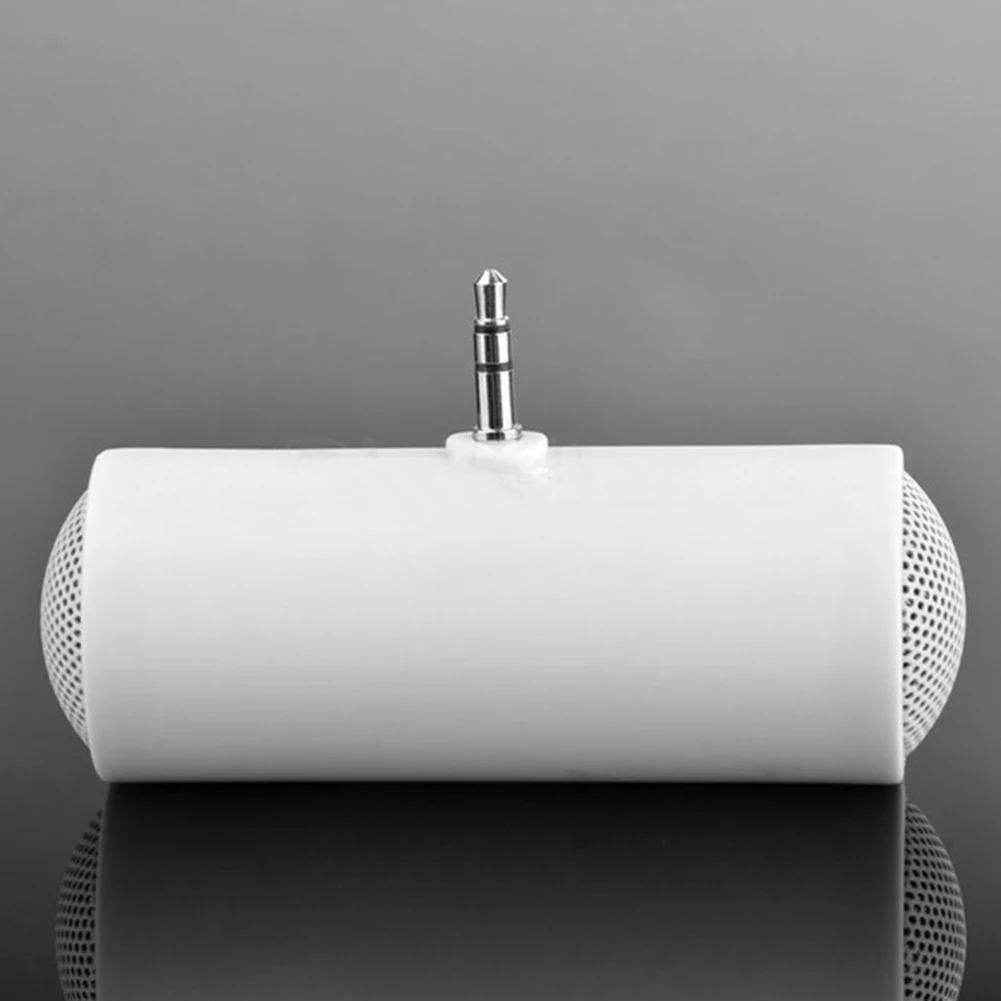 Speaker Portabel Mini 3.5mm AUX Audio Interface Plug and Play Line-in Speaker Tablet Loudspeaker Musik untuk Smartphone Tablet