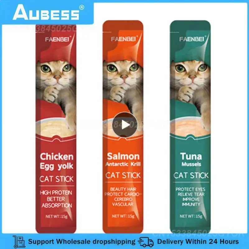 Faenbei Pet Food Faenbei Cat Snack Appropriate For All Ages Nutritious Snack Pet Food Healthy Delicious Nutritious Cat Treat