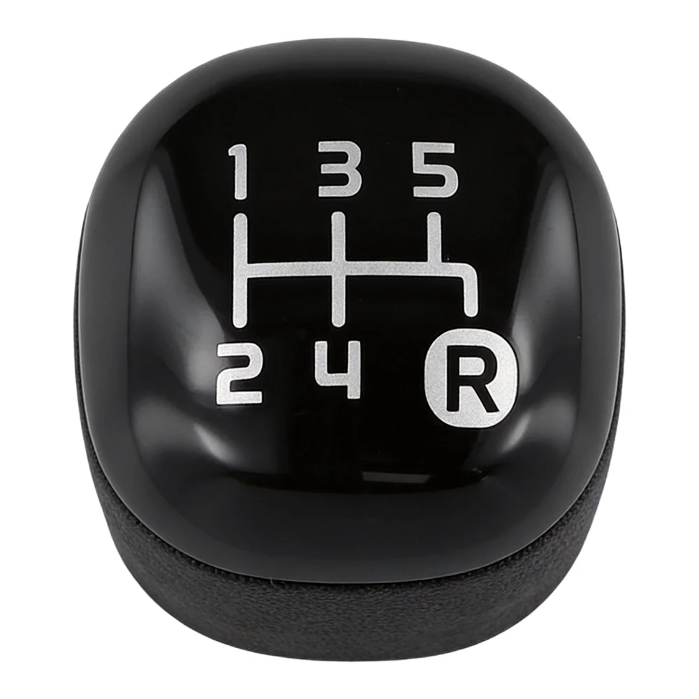 Replacement Gear Knob Button for Fiat For Panda from 2012 with 5 Speed Layout and Textured Grip for Enhanced Handling Stability