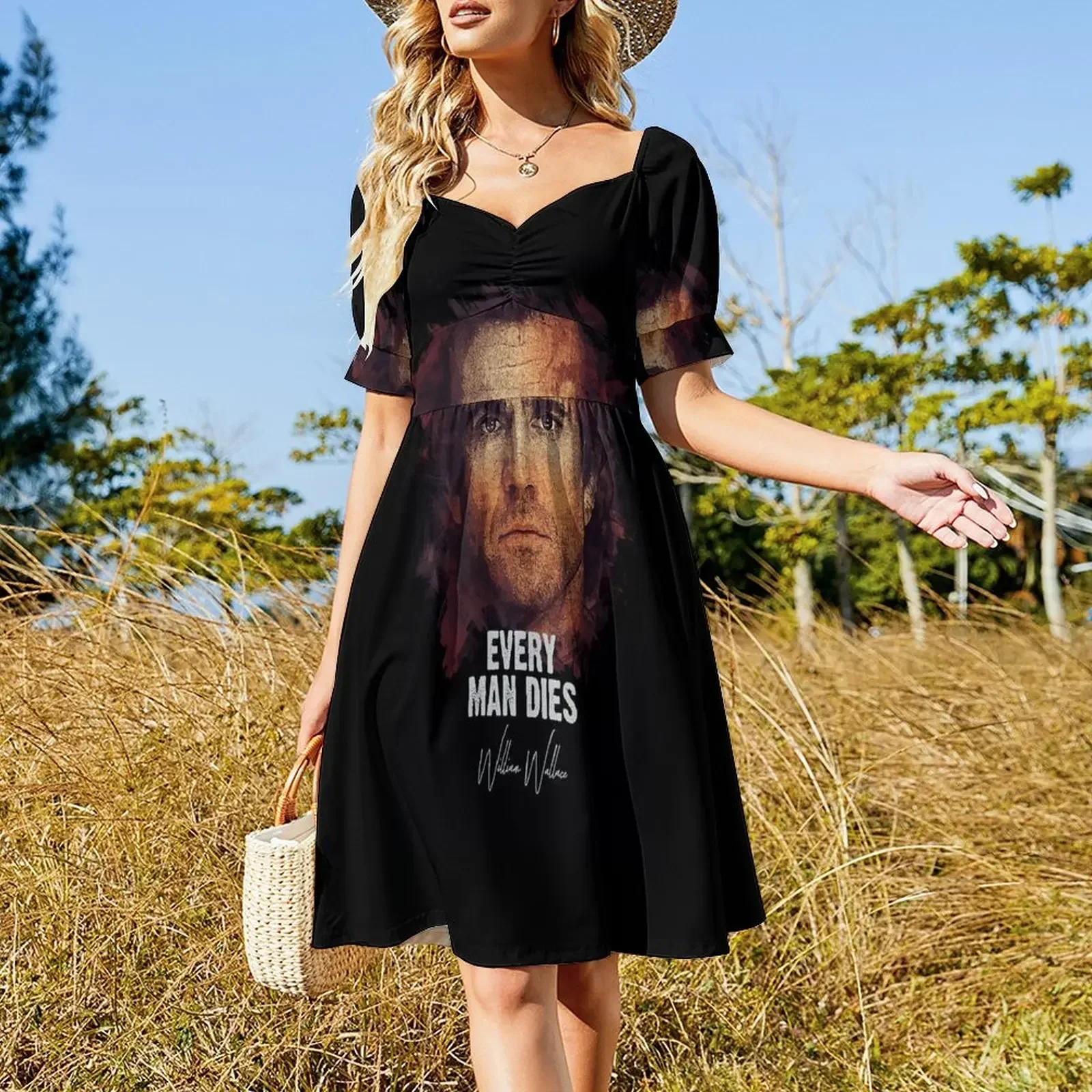 EVERY MAN DIES - William Wallace Short-Sleeved Dress Long dress women's clothing summer 2025 novelties Female clothing