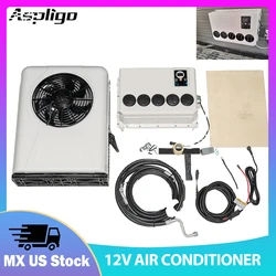 Aspligo 10500BTU Electric Car Air Conditioner 12V Split air conditioning A/C 24V For RV Motorhome Caravan Camper Van Truck