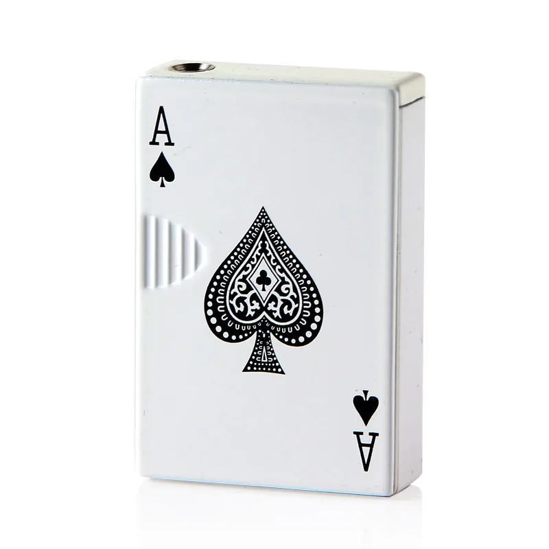 

Ace Of Spades Poker Lighter Creative Jet Torch Lighter Playing Cards Lighter Butane Gas Windproof Metal Lighter