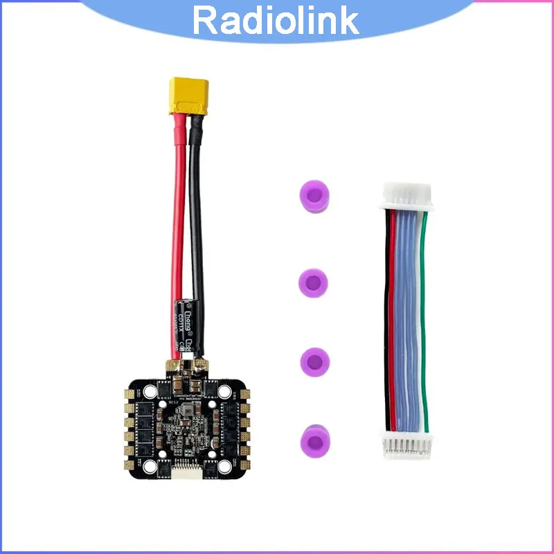 radiolink-80a-4-en-1-esc-am32-2-6s-100a-de-crete-montage-30x30mm-avec-capteur-de-courant-pour-drones-fpv-de-course-et-accessoires-de-freestyle