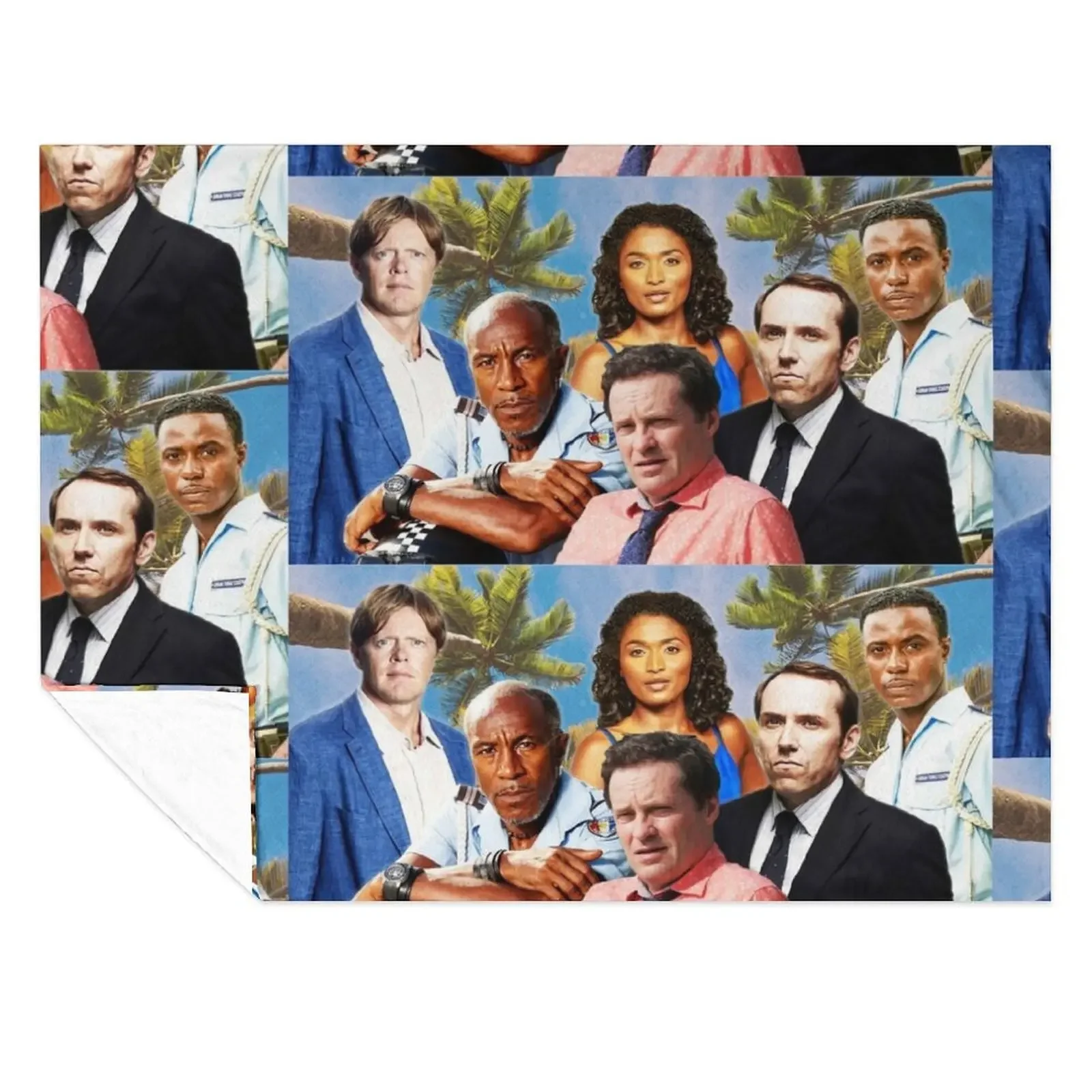 

BBC Death in Paradise Throw Blanket warm for winter Thins Designers warm winter Blankets