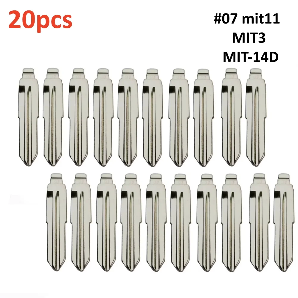 15 pieces 07 Flip Remote Key Blade For Mitsubishi Suzuki MIT3 MIT-14D