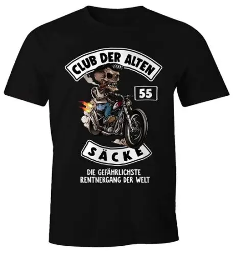 Lustiges Herren T-Shirt Club der alten Säcke Alter Sack Geschenk für Ältere