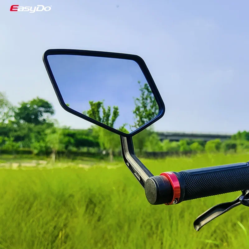 EasyDo Rear View Glass Cycle Bike Side Mirror 360 Rotatable Electric Motor Bike Mirror Bike Side Mirror