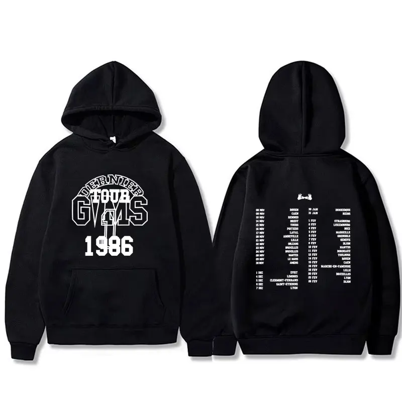 

Rapper Gims Dernier Tour Hoodie LES DERNIERES VOLONTES DE MOZART Merch Streetwear Men Women Hip Hop Fashion Pop Music Hoodies