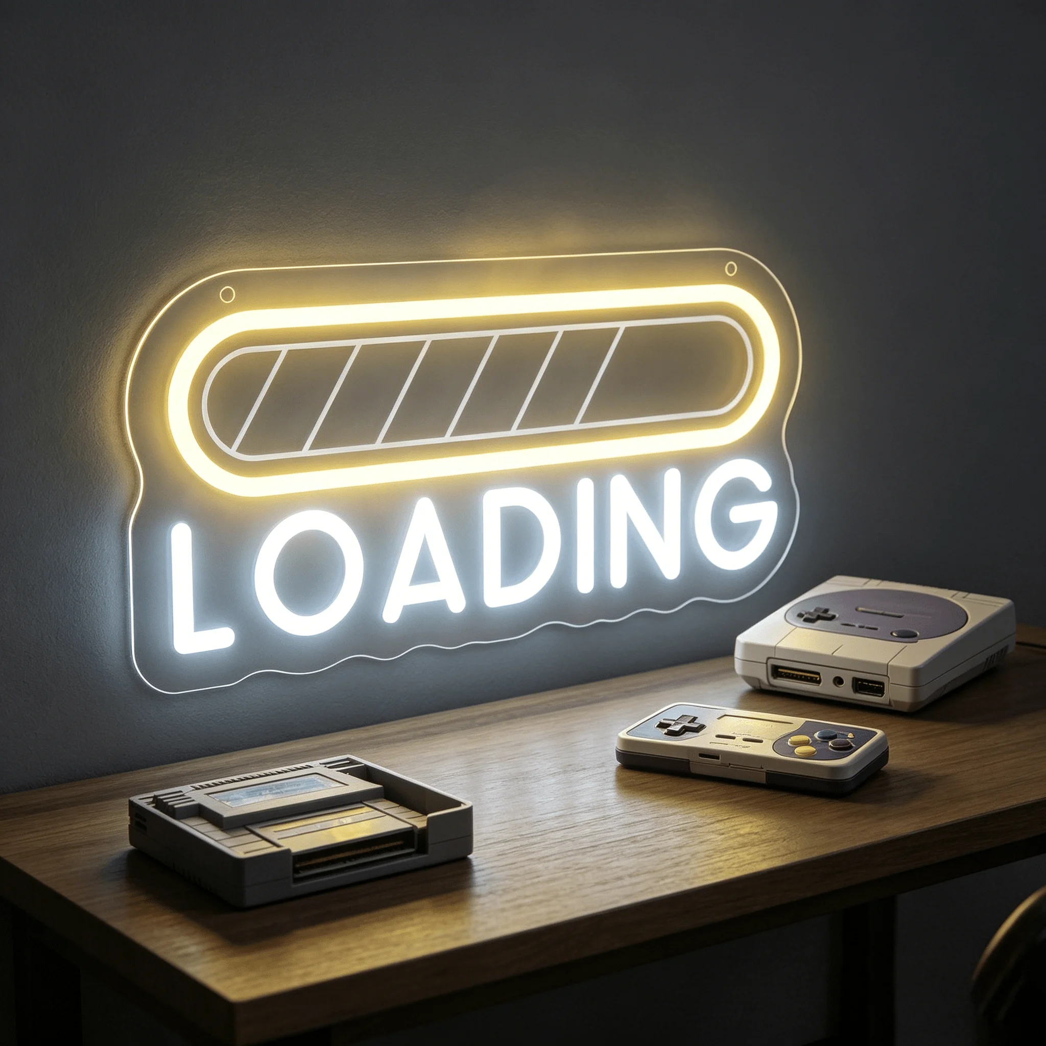 Esports Gaming Setup - Enseigne néon LED USB à intensité