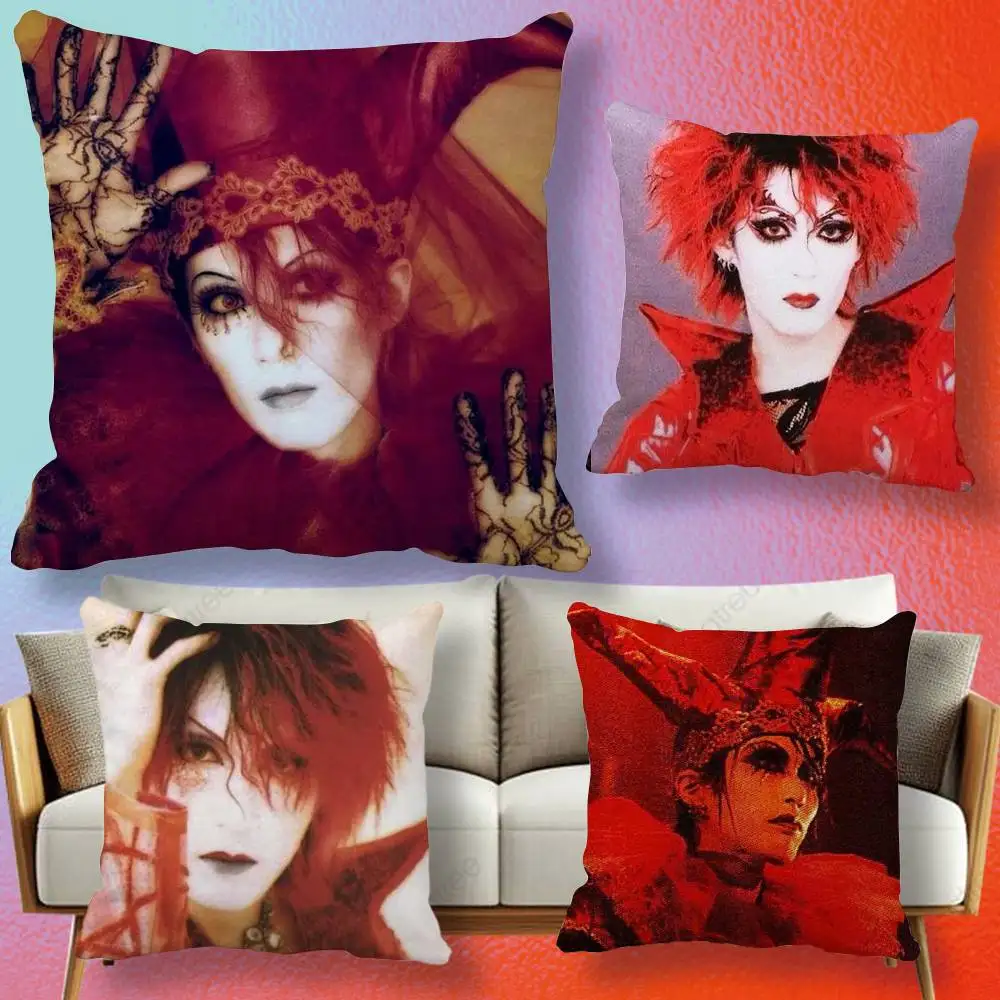 Malice Mizer Visual Kei Rock  Pillow cover gift High definition digital printing,Surprise vivid pattern Household.