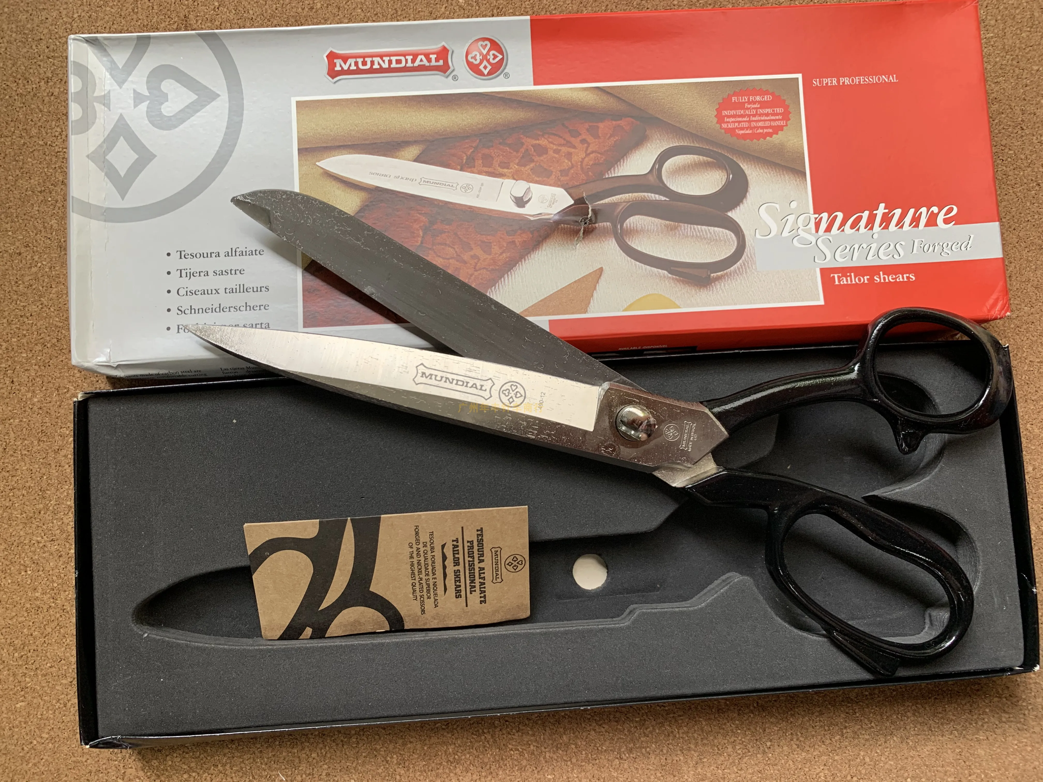 

Juan 490, кованые и вырезанные цельностальные ножницы для швов, импортированные из США, для профессиональной одежды, ножницы