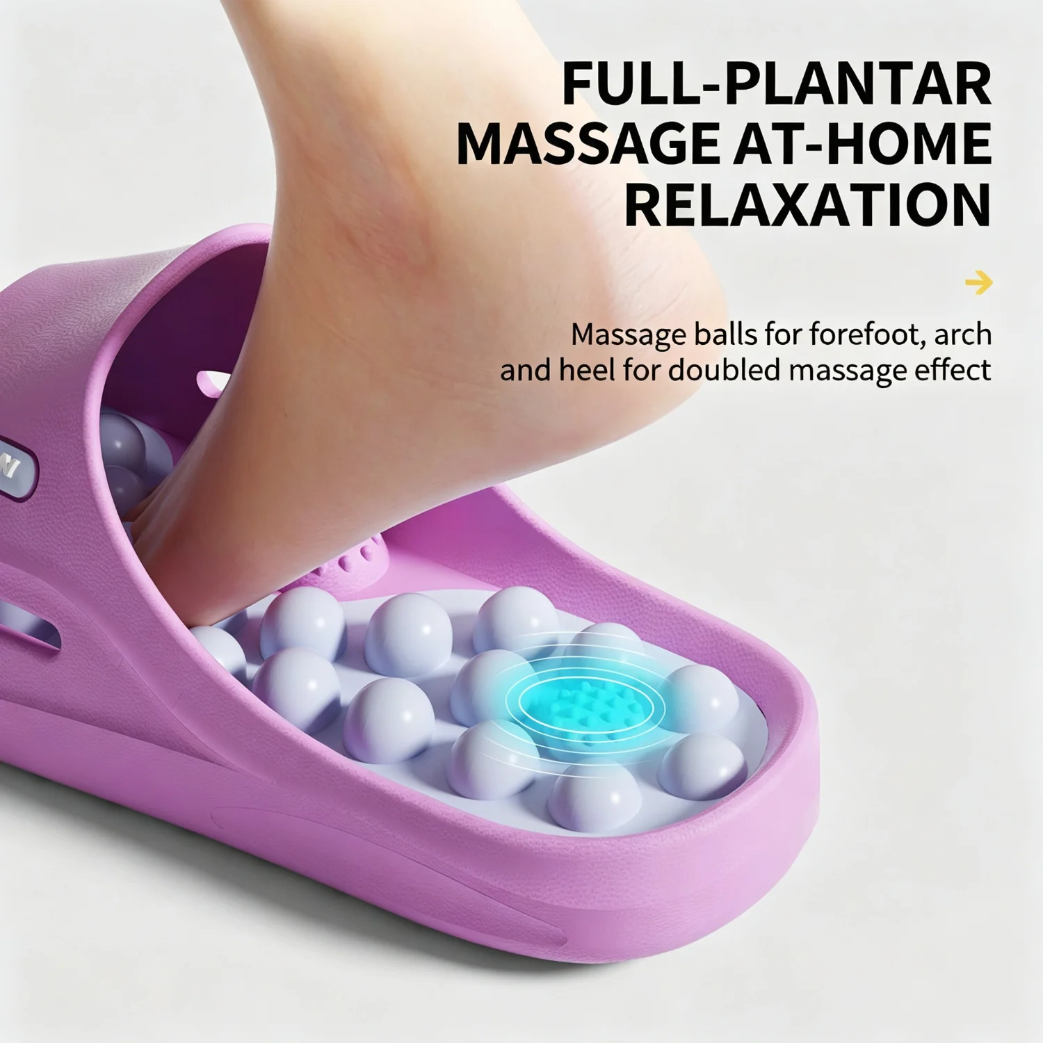 Badezimmer-Massage-Hausschuhe für Männer und Frauen, weiche, elastische Akupressur-Fußmassage-Sandalen, rutschfeste Dusch-Slides, schnelltrocknend, Hausschuhe für zu Hause – Detail 30