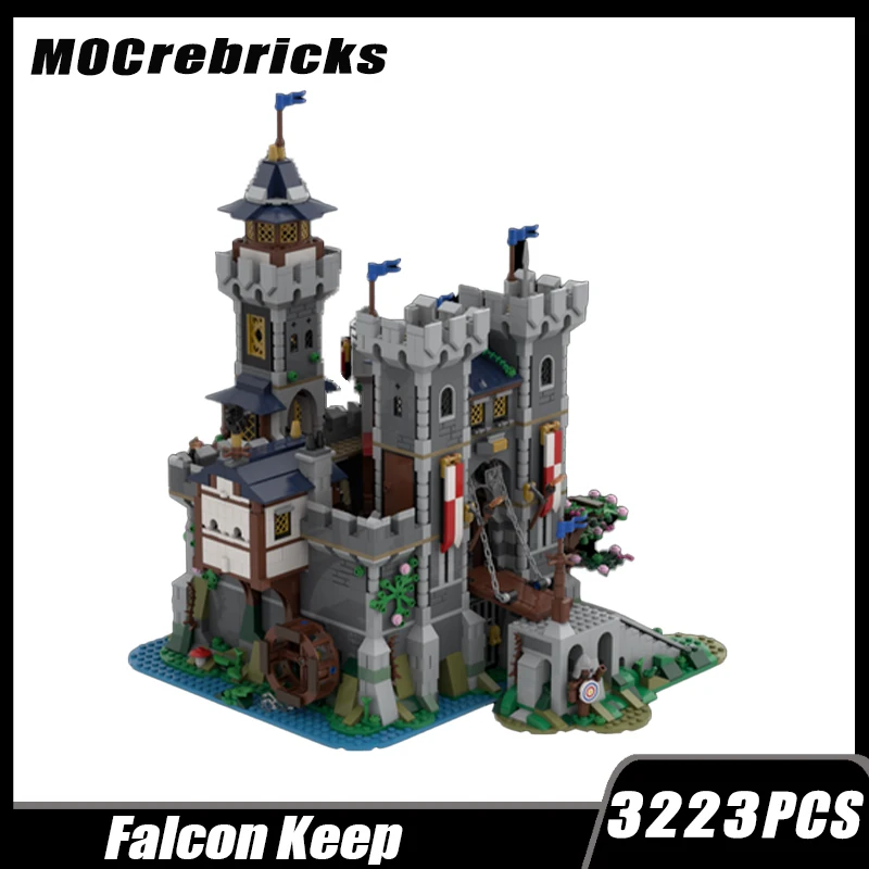 

MOC-142479 City Streetscape Series Castle Architecture MOC Building Block DIY Model Education Toys Children Christmas Gifts3223P