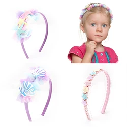 女の子のためのグリッタースターヘッドバンド、レインボーレースヘアバンド、かわいい蝶の形、子供のためのhiar Hoop、パーティーヘアアクセサリー、ファッション