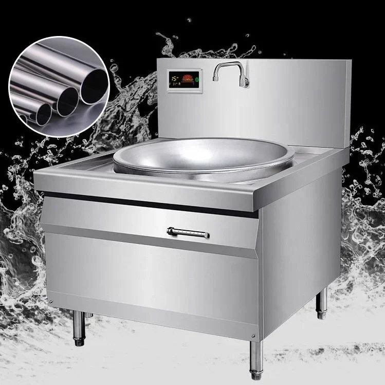 For High-power Hotel Induction Cooker Commercial Magic Stove Electric Single  Sliver Ceramic Galvanized Iron