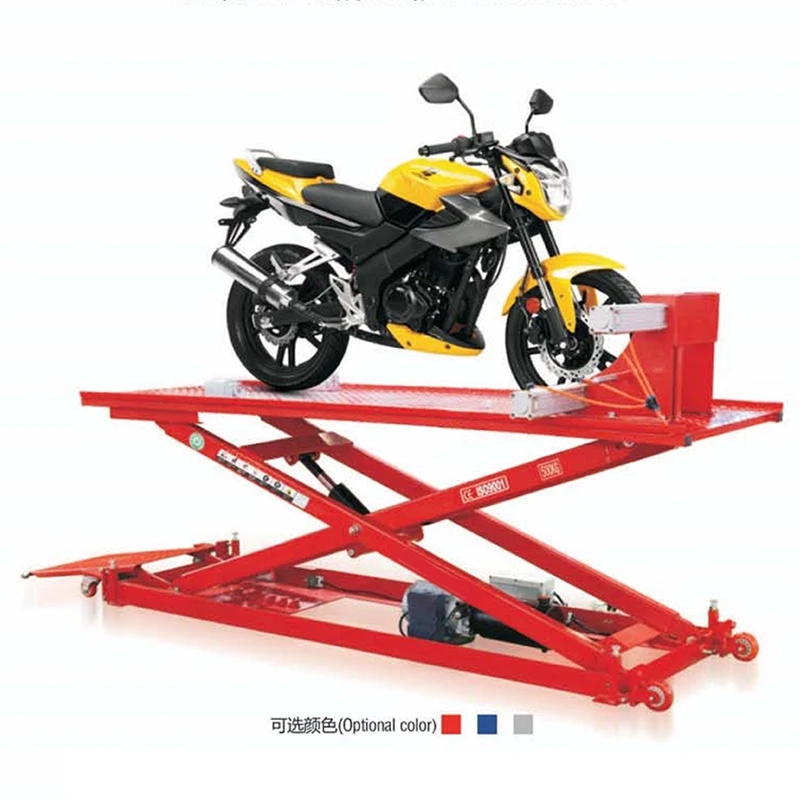 

Garage Tools Equipment 800kg Electrical Hydraulic Motorcycle Scissor Lift Motorbike Lifter