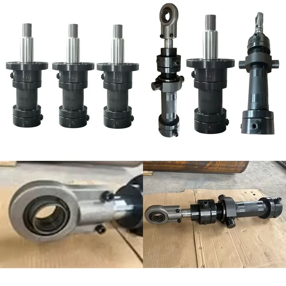 

Engineering Equipment Telescopic Hydraulic Double Acting Single Cylinder Flange 17ton Clamp Hydraulic Cylinder Piston