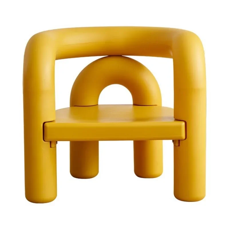 Makeup chair, simple pipe bending chair, living room single bedroom chair