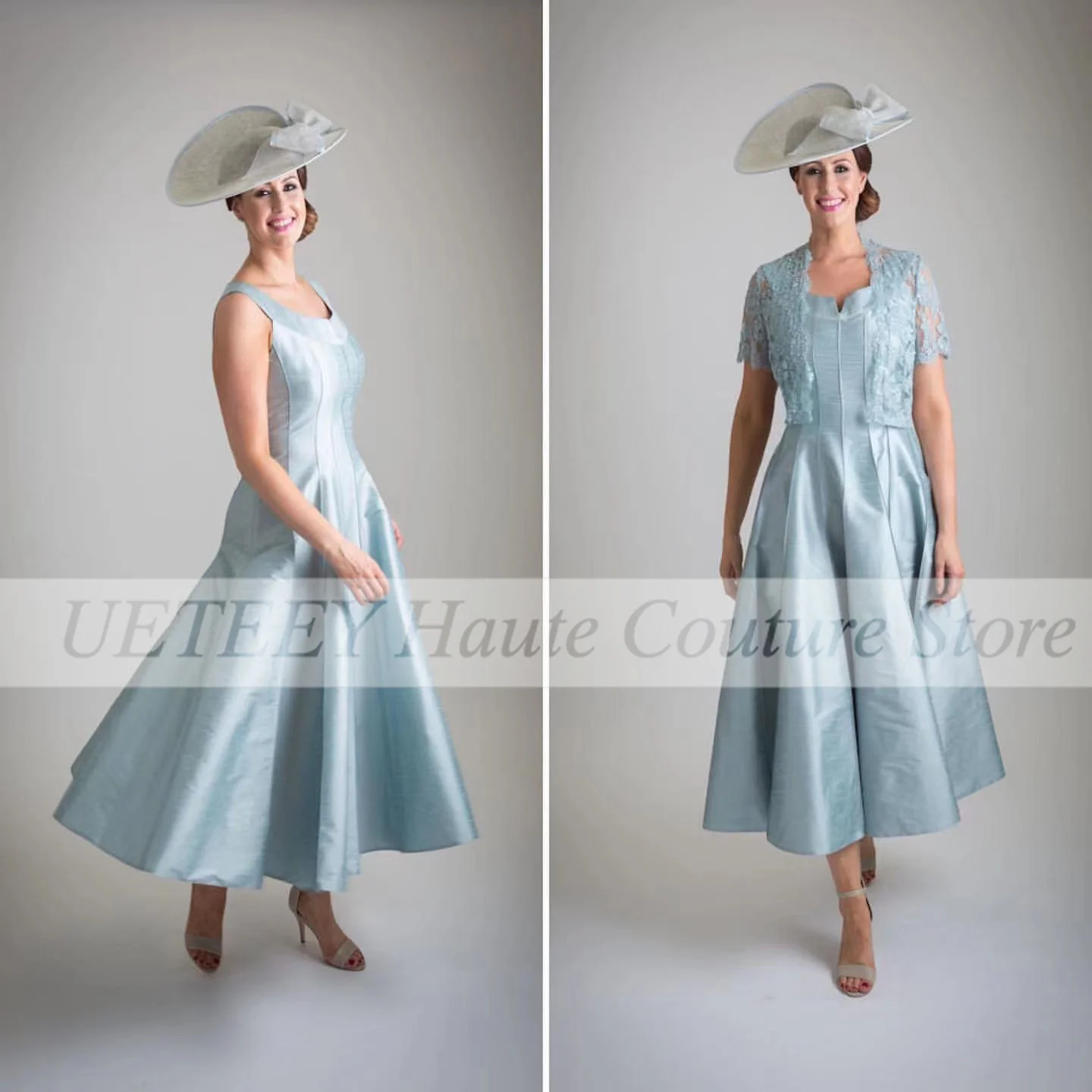 New Light Blue Elegant Evening Mother Dress Of The Wedding Dresses Plus Size A-Line Formal Gowns For Wedding Customized