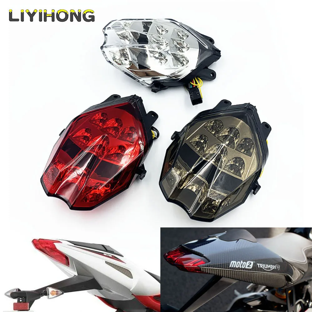 

LED Tail Brake Light For Speed Triple 675/R Daytona 2013-2020 Street Triple S 660 R/RS 765 2022 Motorcycle Rear Turn Signal Lamp