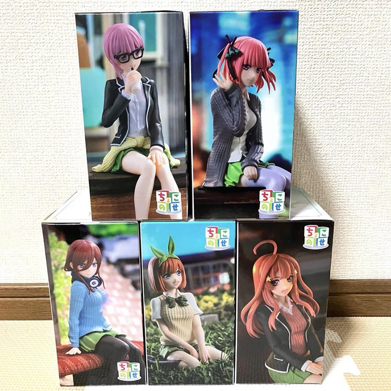In Stock Original SEGA PM The Quintessential Quintuplets Nakano Ichika Nino Miku Yotsuba Itsuki PVC Anime Action Figures Toy