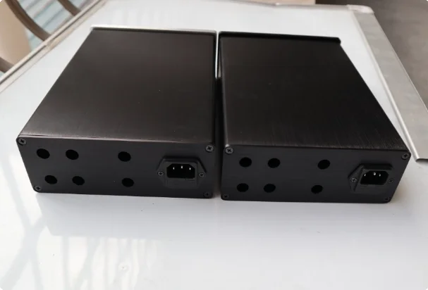 LL/ All-Aluminum Power Amplifier Chassis / Headphone Amplifier Case / Amplifier Enclosure DIY Box (Dimensions: 172×64×261 mm)